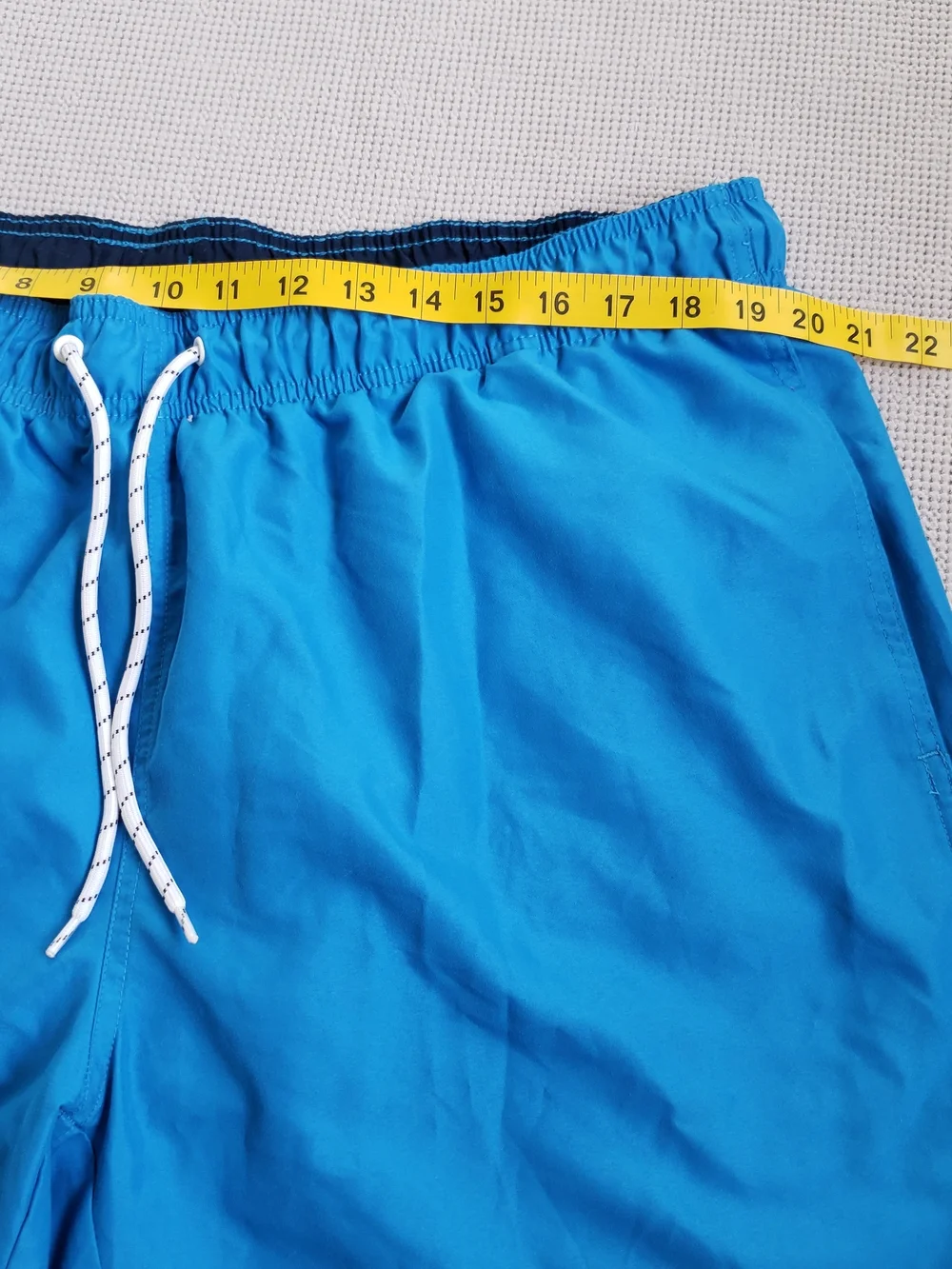 St. John's Bay Men's  Bright Blue Swim Trunks with‎ Drawstring XXL